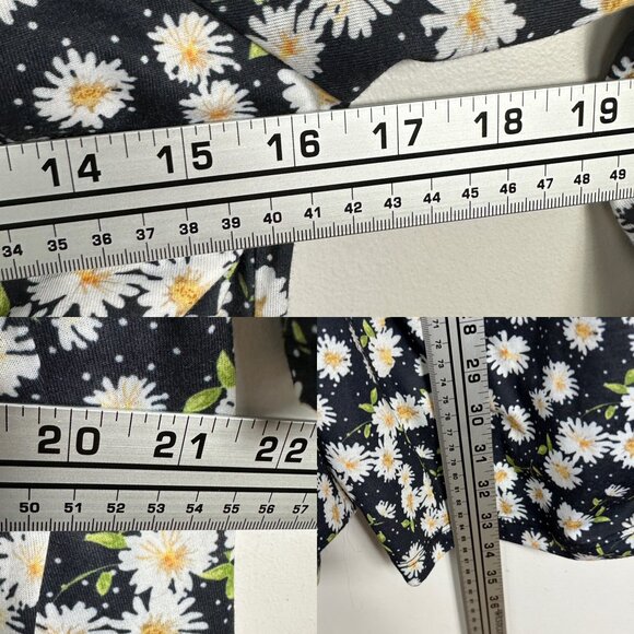 NWT ASOS Daisy Floral Dress Womens Size 10 Sweetheart Neck Tie Shoulder Boho NEW - Picture 14 of 16